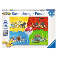 Puzzle Enfant - Les différents types de Pokémon - Puzzle 150 p XXL