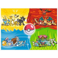 Puzzle Enfant - Les différents types de Pokémon - Puzzle 150 p XXL
