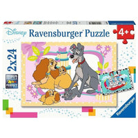 Puzzle Enfant - Puzzles 2x24 p - Les chiots Disney