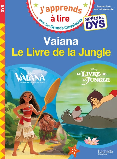 DIsney - Vaiana / Le livre de la jungle Spécial DYS (dyslexie)