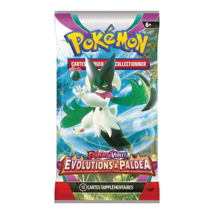 Pokémon Booster-Ecarlate et Violet-Evolutions à Paldéa (EV02).