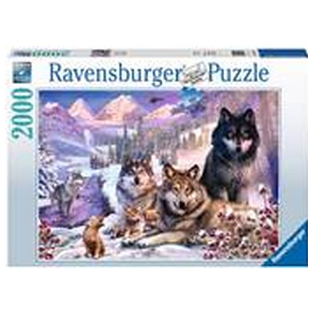 PUZZLE LOUP DANS LA NEIGE 2000P