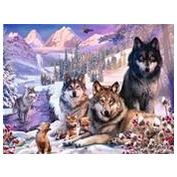 PUZZLE LOUP DANS LA NEIGE 2000P