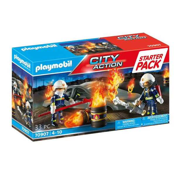 Playmobil City Action - Starter Pack Pompiers et incendie