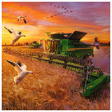 Puzzles 3x49 p  Les saisons John Deere