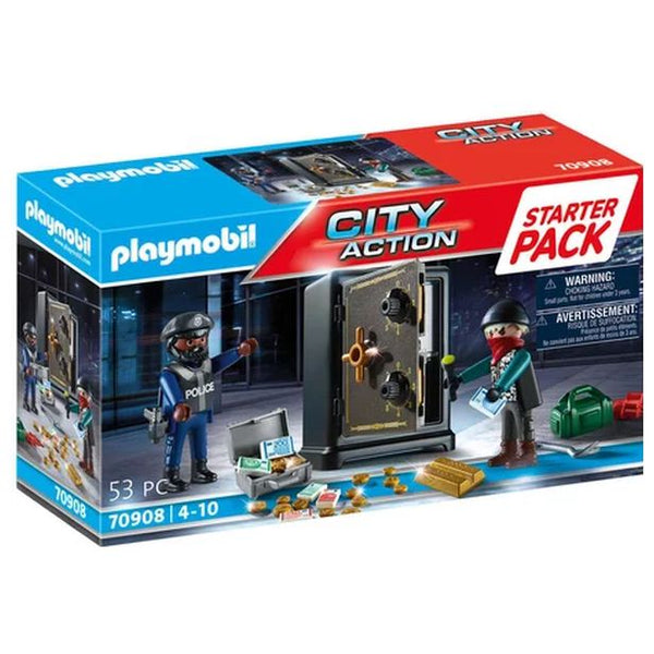 Playmobil starter pack policier avec cambrioleur