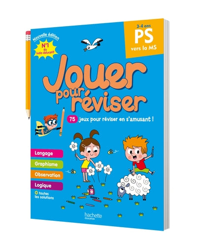 Jouer pour réviser - De la Petite à la Moyenne Section 3-4 ans - Cahier de vacances 2024