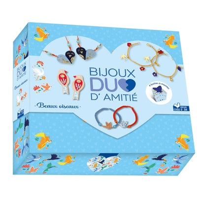 Bijoux duo d'amitié Beaux oiseaux - coffret avec accessoires