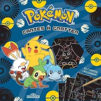 Pokémon - Cartes à gratter Pikachu et les starters de Galar