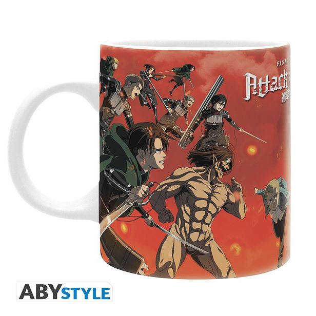 ATTACK ON TITAN - Mug - 320 ml - Scène de bataille