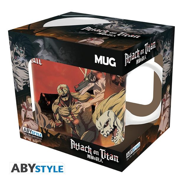 ATTACK ON TITAN - Mug - 320 ml - Scène de bataille