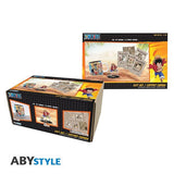 ONE PIECE - Pack Mug320ml + Acryl® + Cartes postales "Luffy"