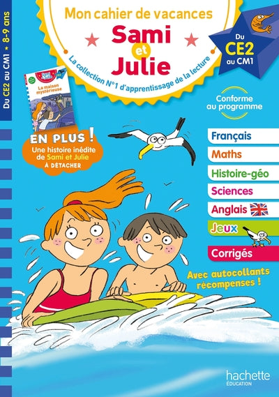 Sami et Julie - Du CE2 au CM1 - Cahier de vacances 2024