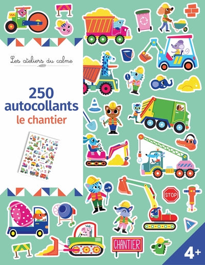 250 autocollants - le chantier