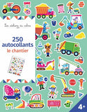 250 autocollants - le chantier