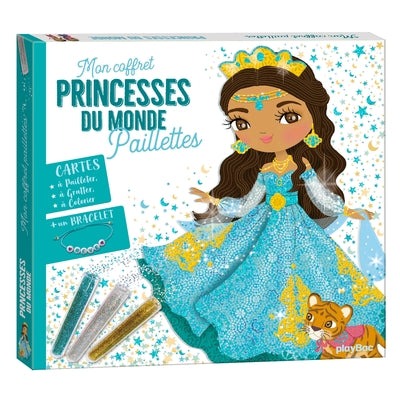 Mon coffret paillettes - Princesses du monde