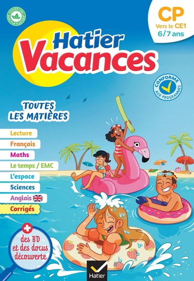 Hatier vacances - Cahier de vacances 2025 du CP vers le CE1 6/7 ans