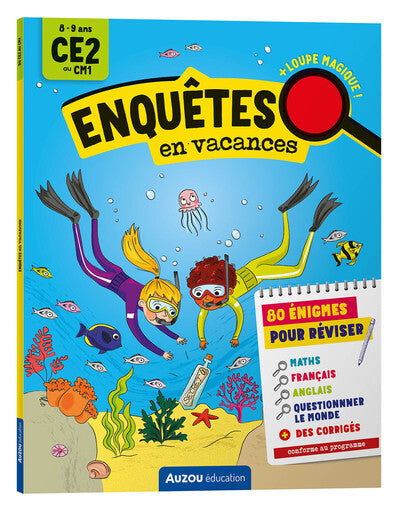 Enquêtes en vacances - Du CE2 au CM1
