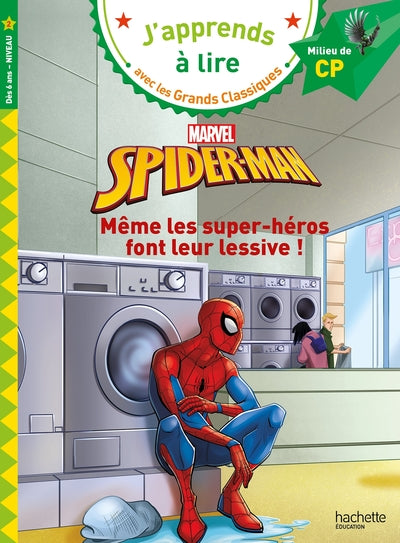 Disney - Marvel - Spider-Man - Même les super-héros font leur lessive, CP Niveau 2