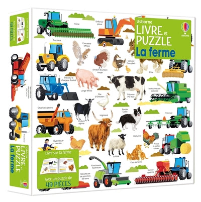 La ferme - Coffret livre et puzzle