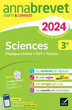 Annales du brevet Annabrevet 2024 Sciences (Physique-chimie, SVT, Technologie) 3e