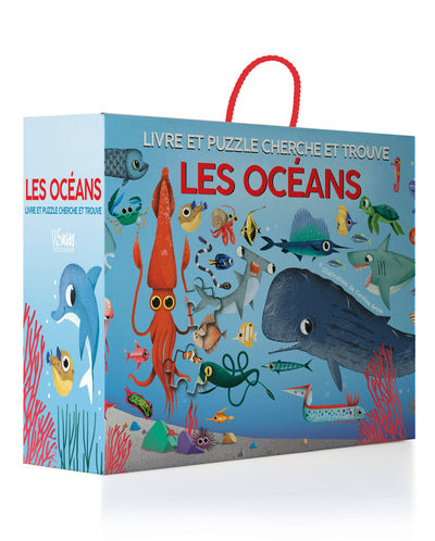 Les Océans - Livre et puzzle cherche et trouve